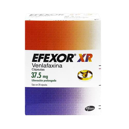 Efexor Xr 37.5 Mg Con 20 Capsulas