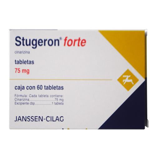 Stugeron-Forte 75 Mg Con 60 Tabletas