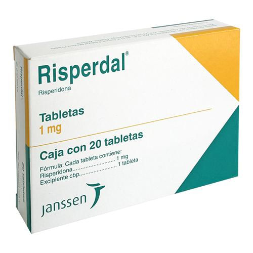 Risperdal 1 Mg Con 20 Tabletas