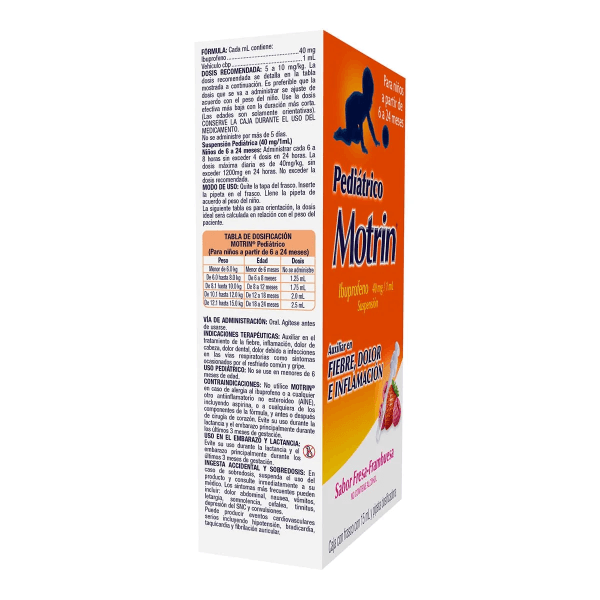 Motrin Suspension Ped 15 Ml