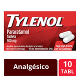 Tylenol 500 Mg Con 10 Tabletas