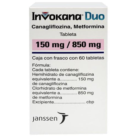 Invokana Duo 150 / 850 Mg Con 60 Tabletas