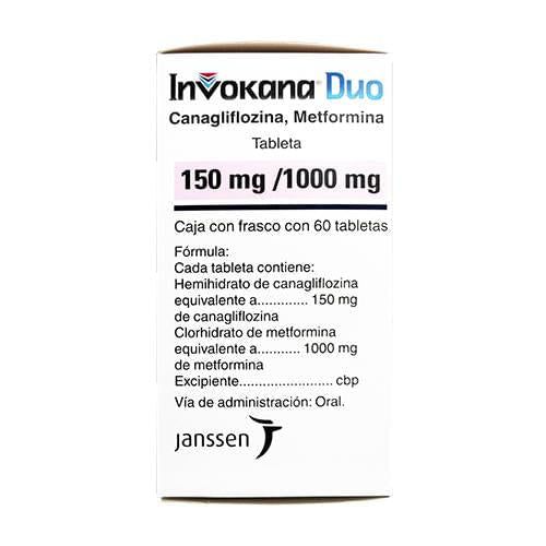 Invokana Duo 150 / 1000 Mg Con 60 Tabletas