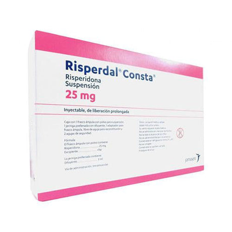 Risperdal 25 Mg Solución Inyectable Con Ag Fa