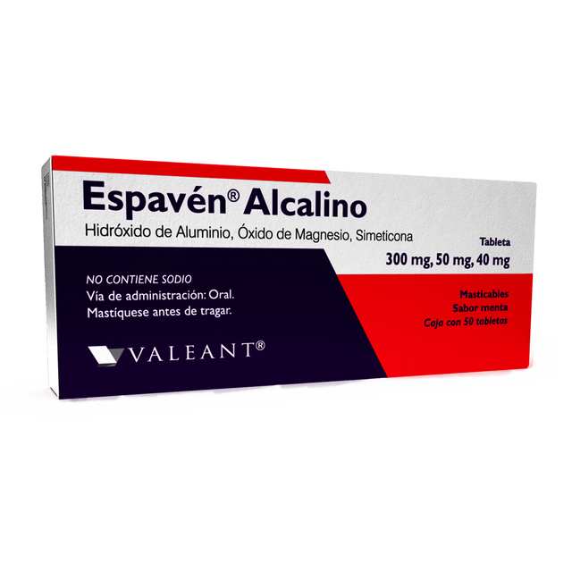 Espaven Alcalino Con 50 Tabletas