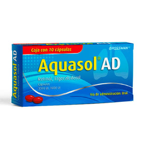 Aquasolución Ad 3300 / 1000Ui Con 10Cap