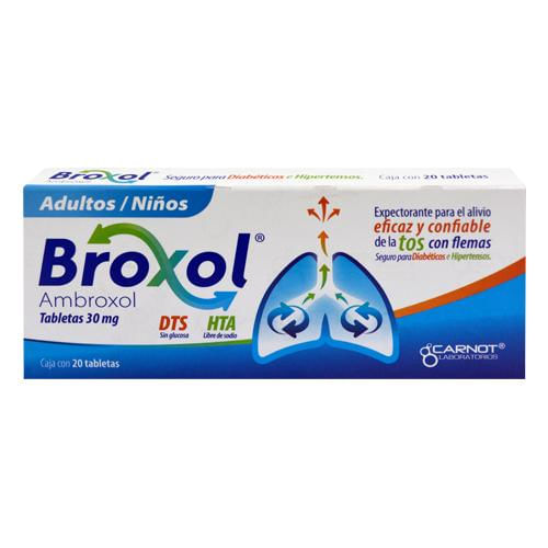 Broxol Con 20 Tabletas