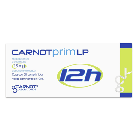 Carnotprim 12H 15 Mg Con 20 Comprimidos