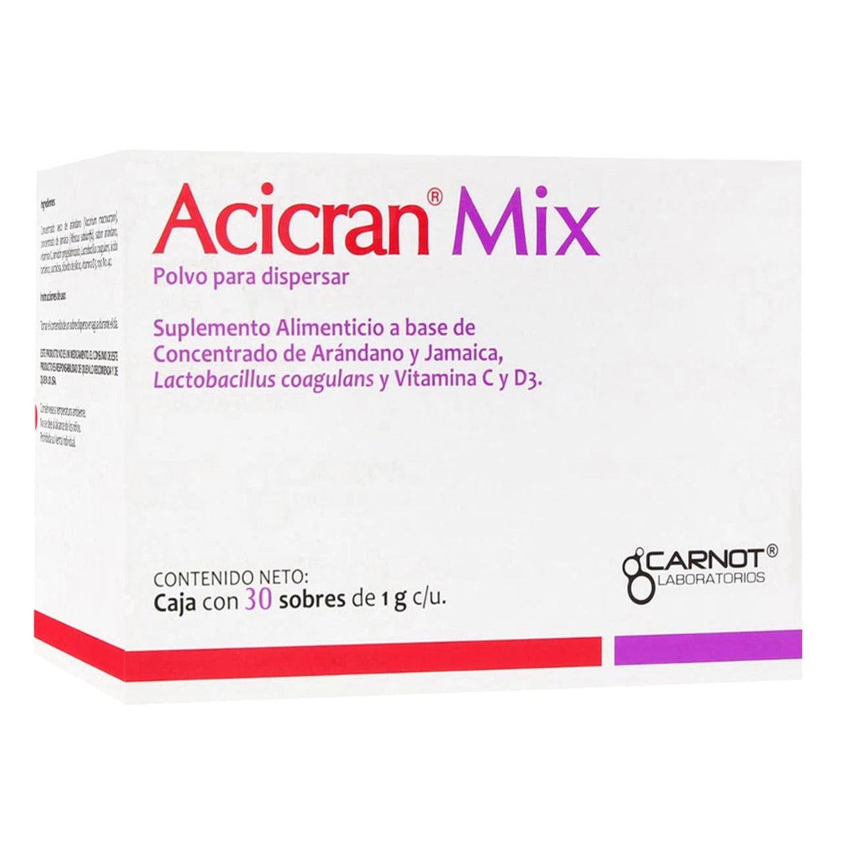 Acicran Mix Suplemento Alimenticio Sobres 30 Polvo 1 Gr