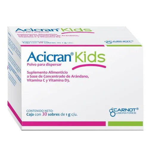 Acicran Kid Suplemento Alimenticio Sobre 30 Polvo 1 G