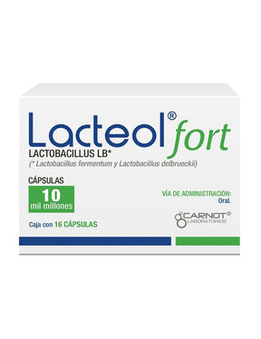 Lacteol Forte 340 Mg Con 16 Capsulas