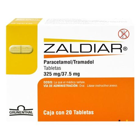 Zaldiar 37.5 / 325 Mg Con 20 Tabletas