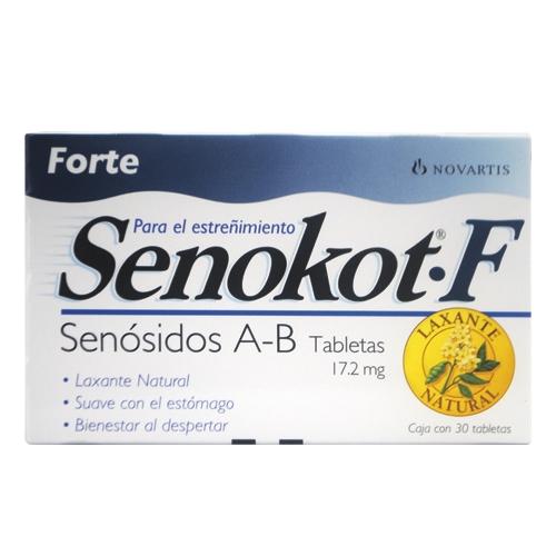 Senokot F Con 30 Tabletas
