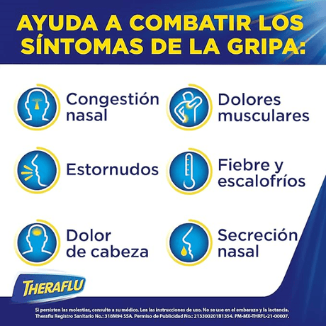Theraflu-Ex 6 Verde Con 6 Sobres