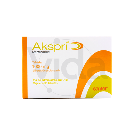 Akspri 1000 Mg Con 30 Tabletas