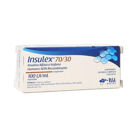 Insulex 70 / 30 Inyectable 100Ui 10 Ml N