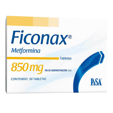 Ficonax 850 Mg Con 30 Tabletas