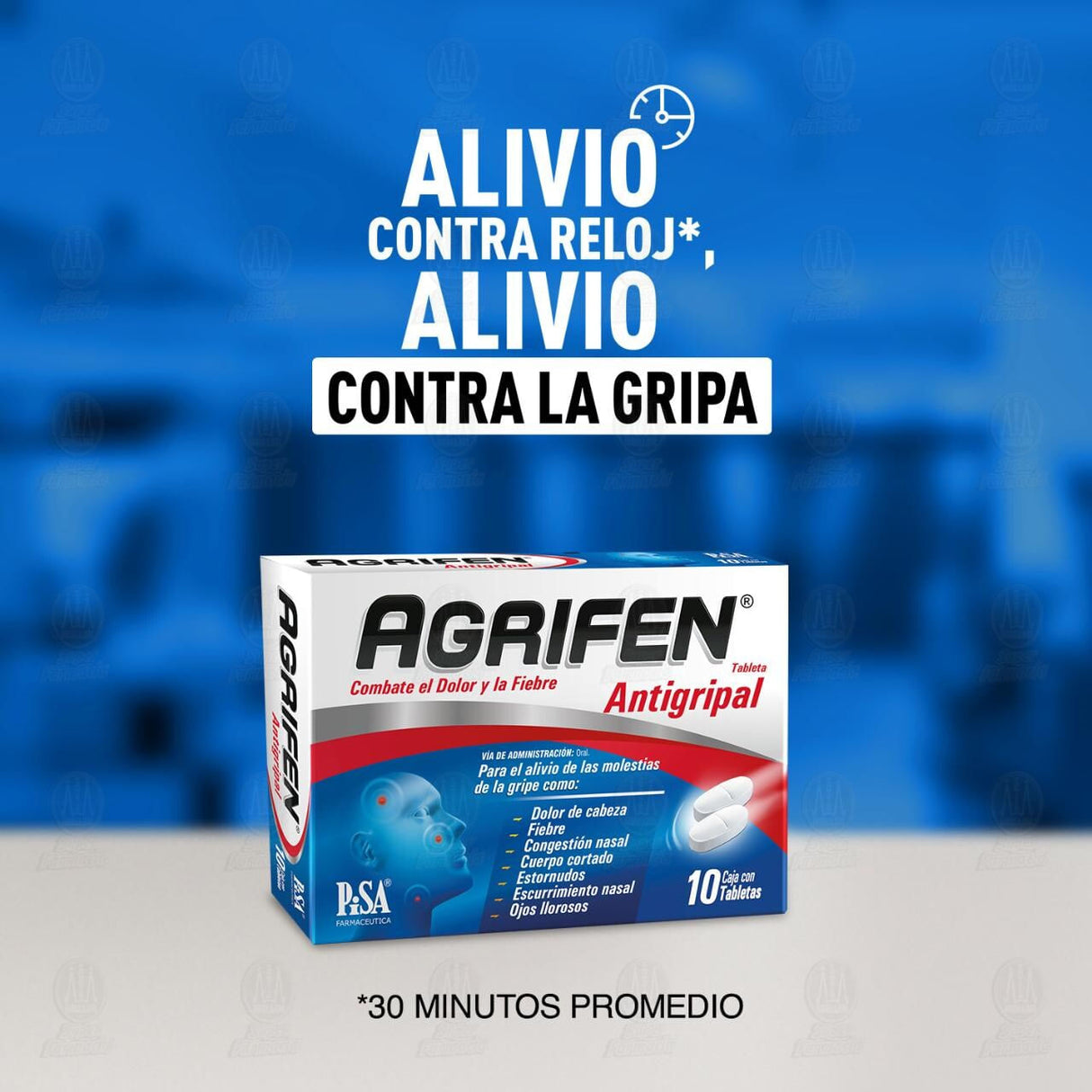 Agrifen Con 10 Tabletas