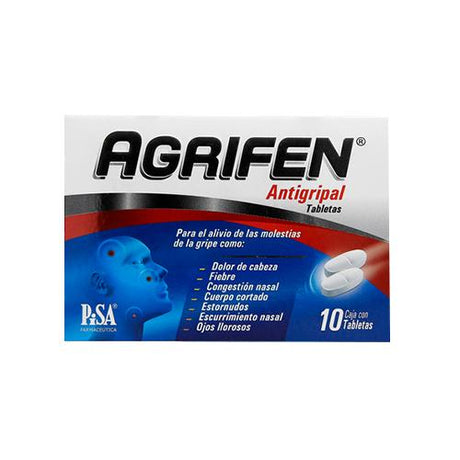 Agrifen Con 10 Tabletas