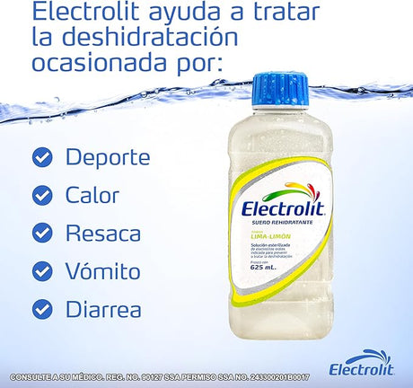 Electrolit Lima Limon 625 Ml