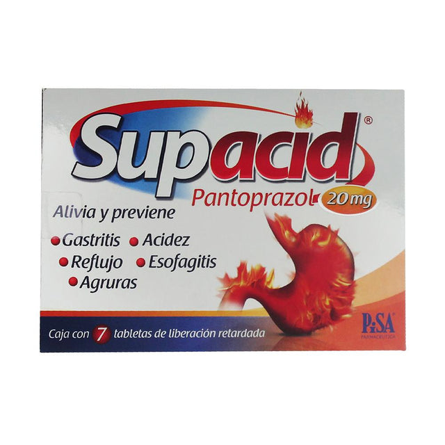 Supacid 20 Mg Con 7 Grageas