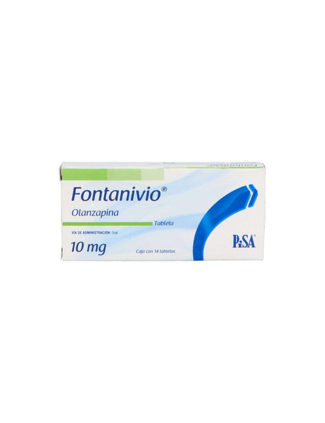 Fontanivio 10 Mg Con 14 Tabletas Olanzapina