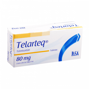 Telarteq 80 Mg Con 30 Tabletas