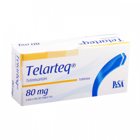 Telarteq 80 Mg Con 30 Tabletas