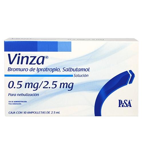 Vinza 0.5 / 2.5 Mg Ampulas 10X2.5 Ml