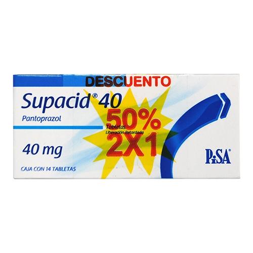 Supacid 40 1+1 40 Mg Con 14 Tabletas