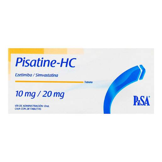 Pisatine Hc 10 / 20 Mg Con 28 Tabletas