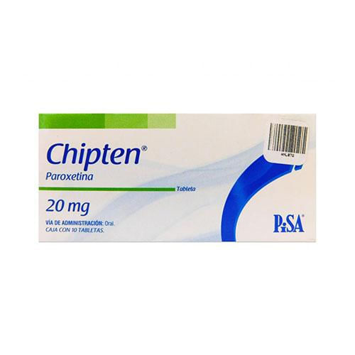 Chipten 20 Mg Con 10 Tabletas