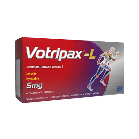 Votripax-L Forte 5 Mg Ampulas 3 Jgas