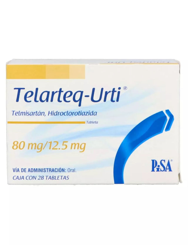 Telarteq Urti 80 / 12.5 Mg Con 28 Tabletas