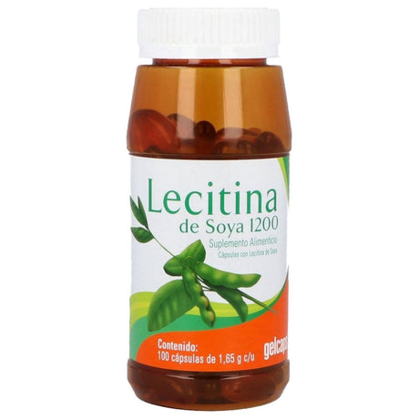 Gelcapsulas Lecitina Soya 1200 Mg Con 100 Capsulas