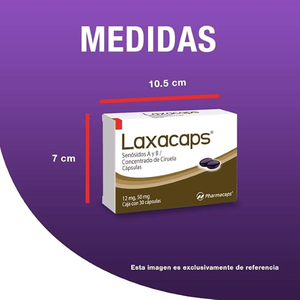 Senosidos Ab Concentrado De Ciruela Laxacapsulas 12 / 50 Mg Con 30 Capsulas