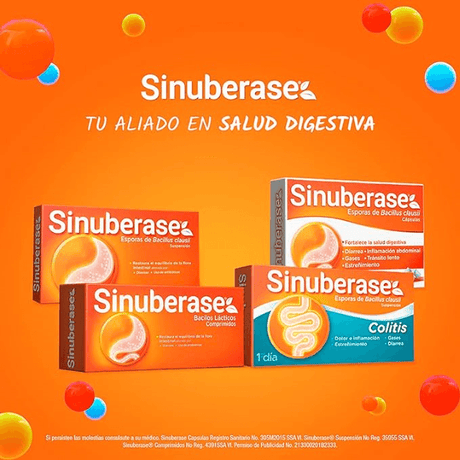 Sinuberase Con 48 Comprimidos