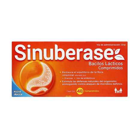 Sinuberase Con 48 Comprimidos