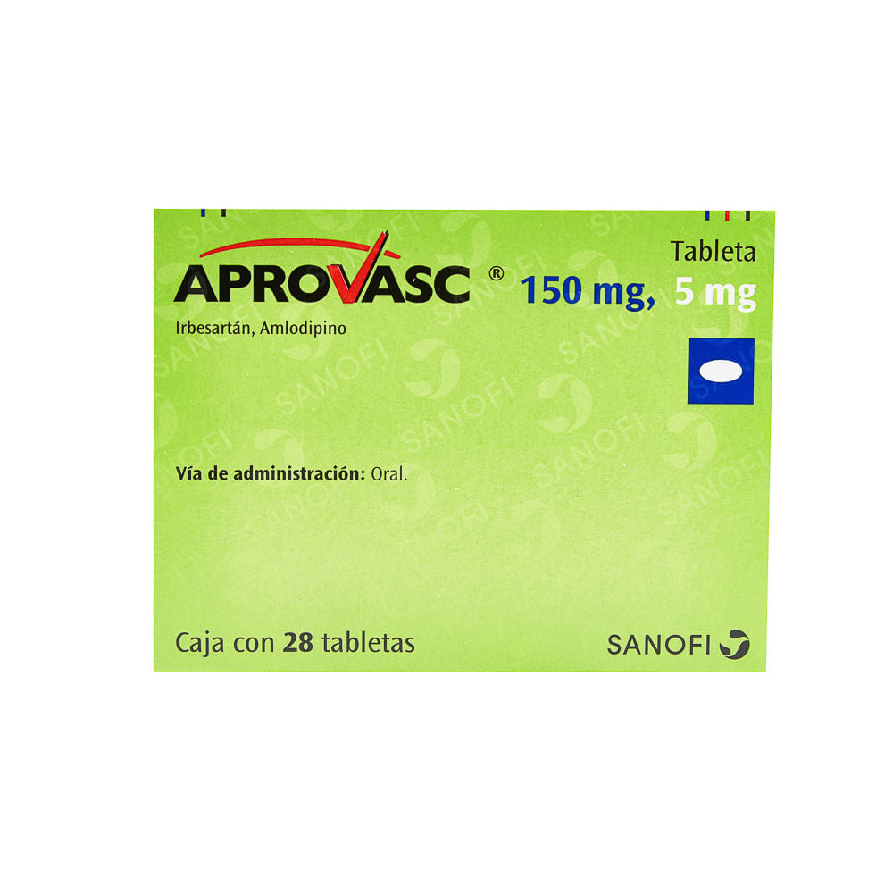 Aprovasc 150 Mg / 5 Mg Con 28 Tabletas