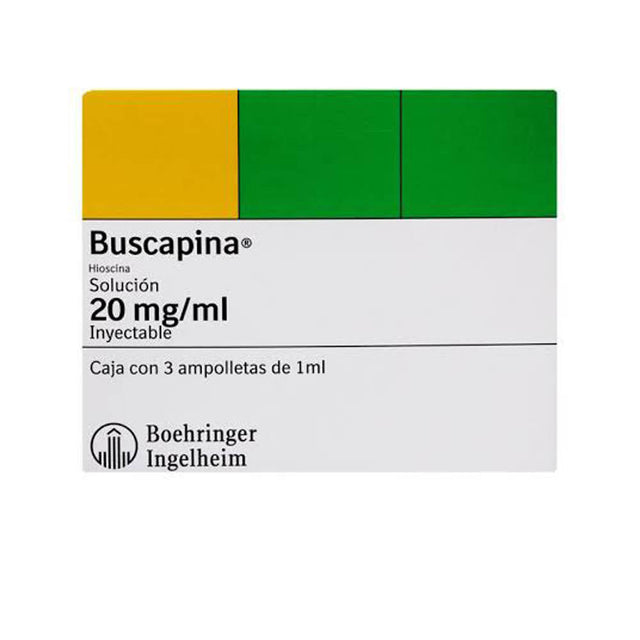 Buscapina Ampulas 20 Mg / Ml Con 3