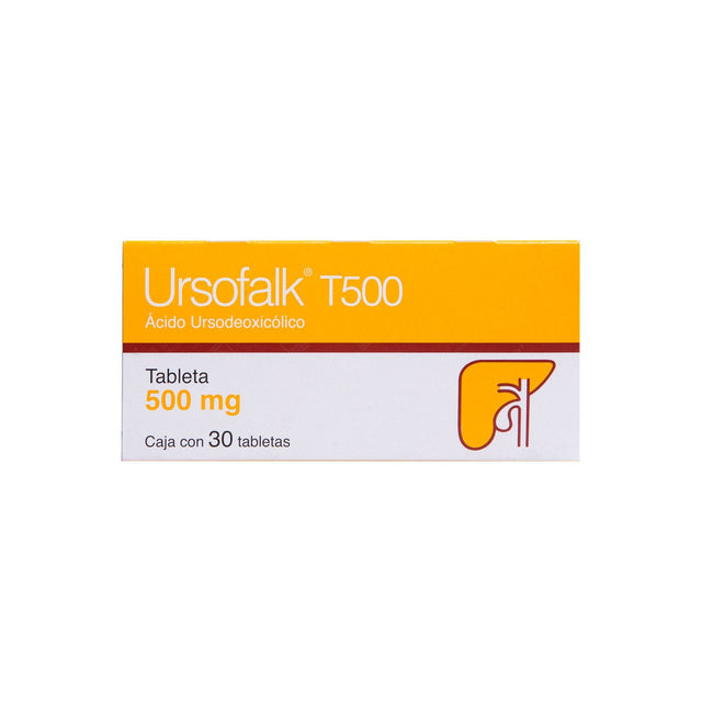 Ursofalk T500 500 Mg Con 30 Tabletas