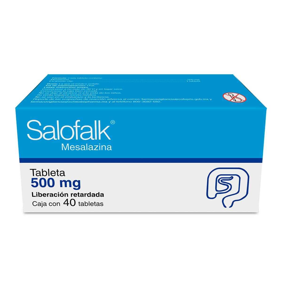 Salofalk 500 Mg Con 40 Grageas