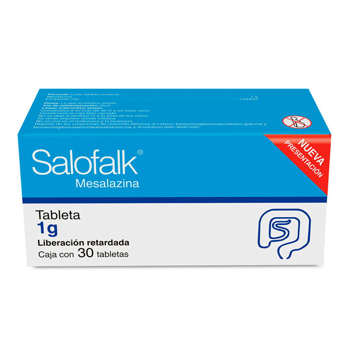 Salofalk 1G 30 Tabletas