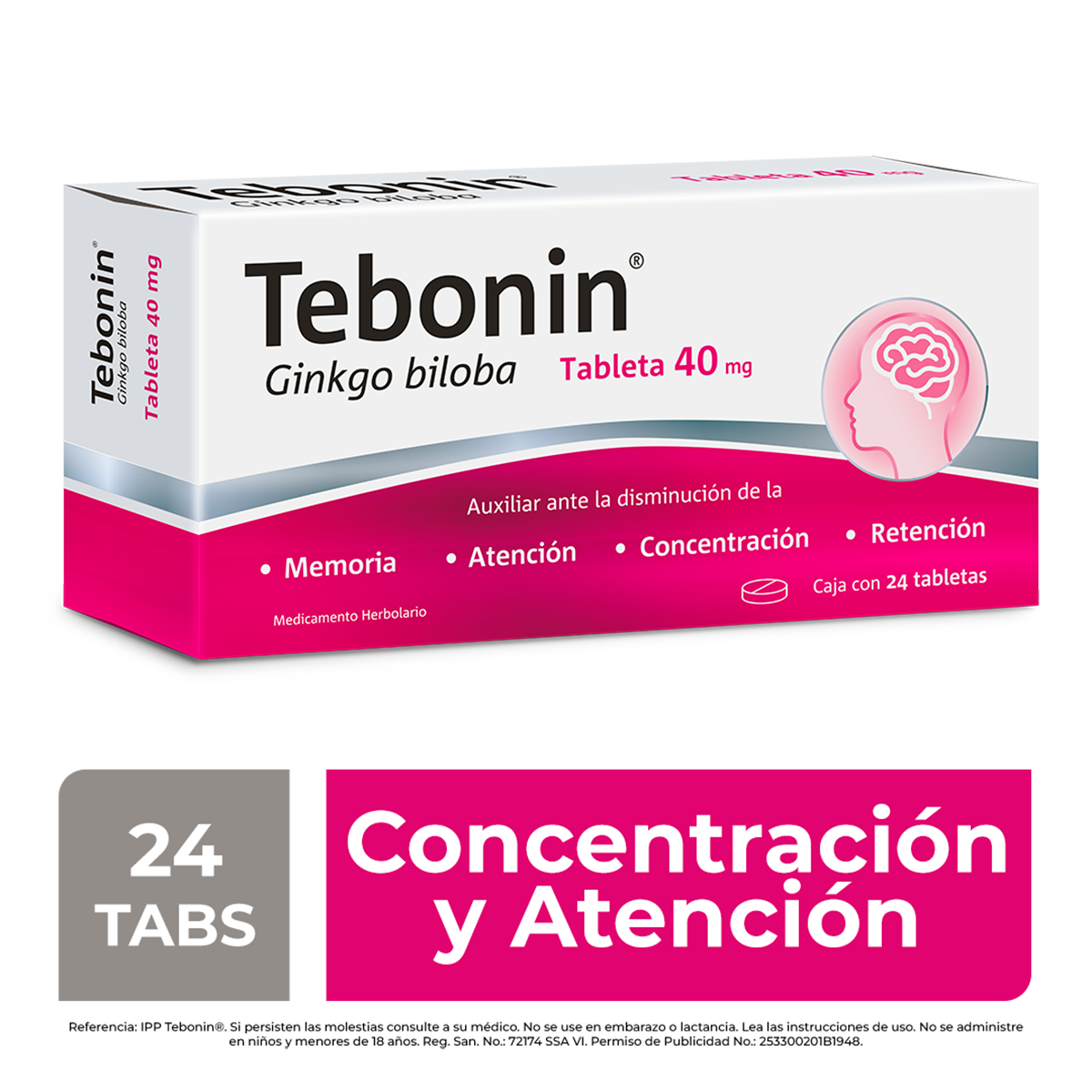 Tebonin 761 40 Mg Con 24 Comprimidos