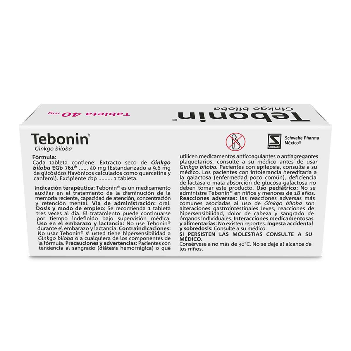 Tebonin 761 40 Mg Con 24 Comprimidos