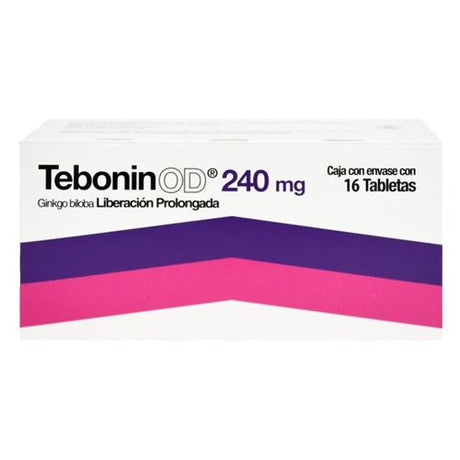 Tebonin Od 240 Mg Lp Con 16 Tabletas