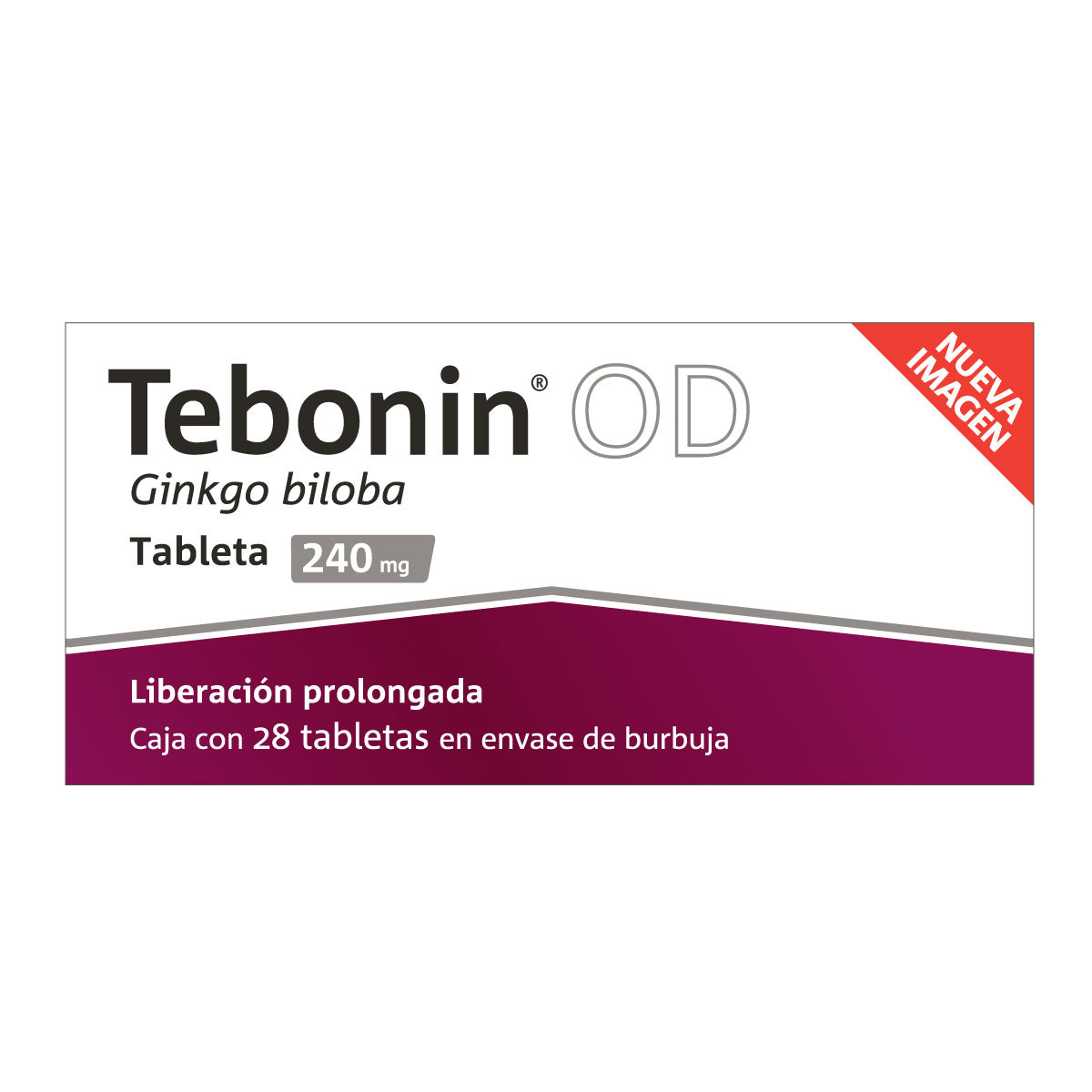 Tebonin Od 240 Mg Con 28 Tabletas