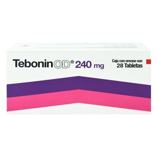 Tebonin Od 240 Mg Con 28 Tabletas