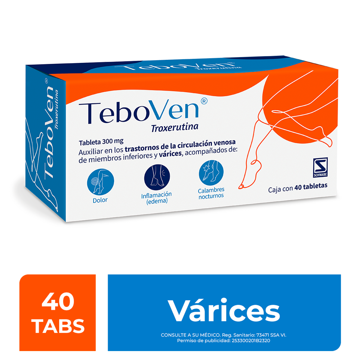 Teboven Con 40 Grageas