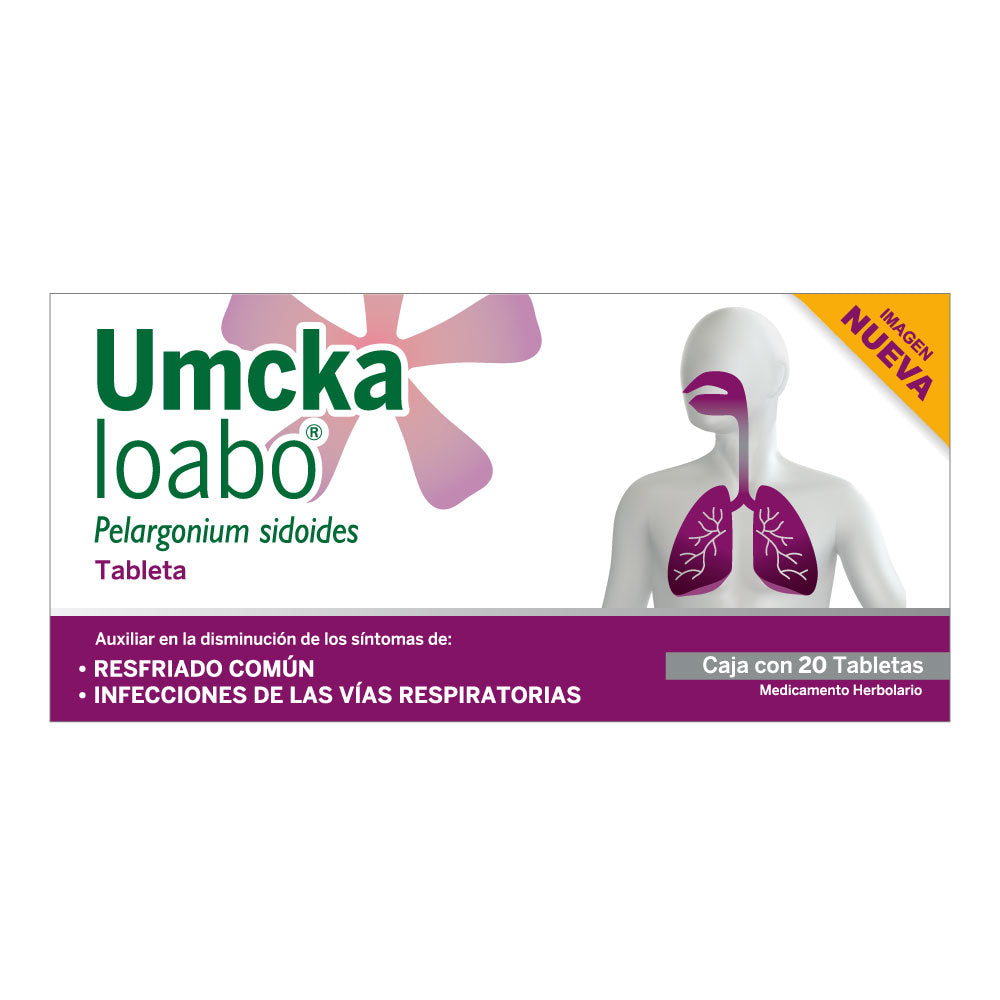 Umckaloabo 20 Mg Con 20 Grageas